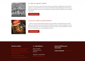 Site web La Bienveillante