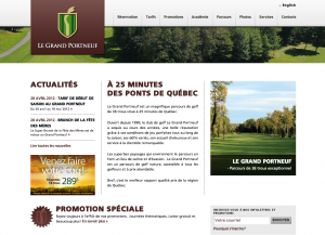 Site web pour Le Grand Portneuf